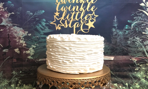 Twinkle Twinkle Little Star Cake Topper Baby Ser Cake.