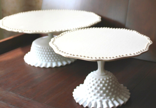 White Cake Stand for White Weddings.