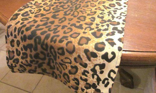 Leopard Print Table Runner Safari Party Decorations Jungle.