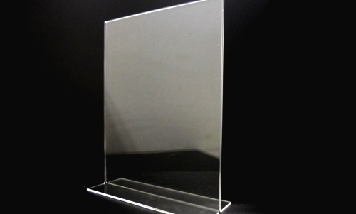 Acrylic Bottom Loading Display Sign Holder 8.