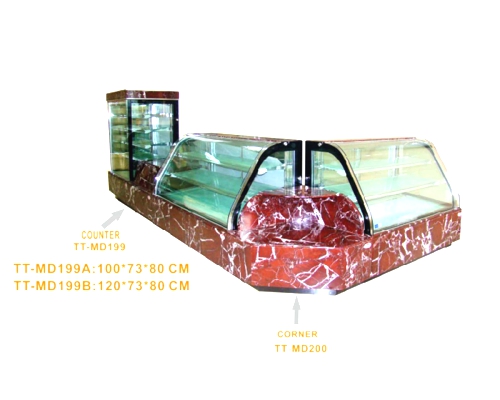 1200MM Cashier Counter Refrigerated Bakery Display Case TT-M D199B.