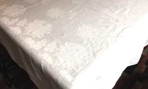Lenox Holly Damask Tablecloth. 60 By 140-inch Oblong.