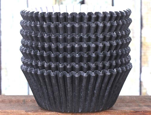 Black Cupcake Liners Black Paper Cupcake Liners Party.