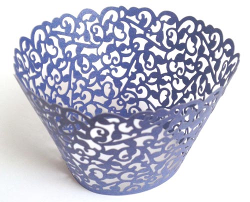 12 pcs Beautiful Navy Blue Lace Wedding by SweetCraftyTools.