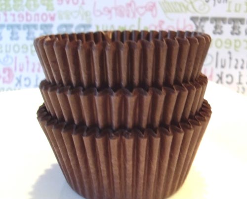 BULK Chocolate Brown Cupcake Liners Professional Grade and.