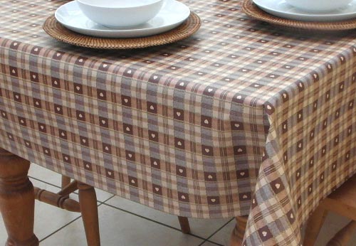 Square Wipe Clean Tablecloth.