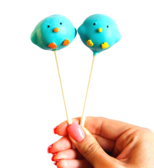 Cake Pops Online. Blue Bird Twitter Cake Pops.