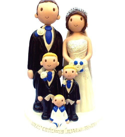 Personalised Ceramic Cake Toppers.