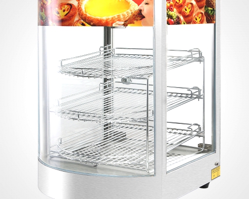Heated Pizza Display Cabinet Food Warmer Countertop Gl.