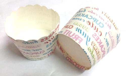 Round Paper Muffin Cake Cup with letters. Nut Cups For Small Cupcakes 100pcslot.