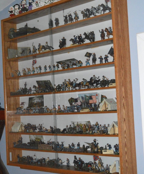 Custom Wall mounted Display Cases for Collectibles.