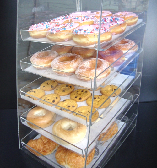 Acrylic Pastry Bakery Do Cupcake Display Case with.