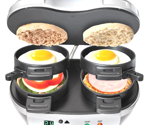 Hamilton Beach Dual Breakfast Sandwich Maker.