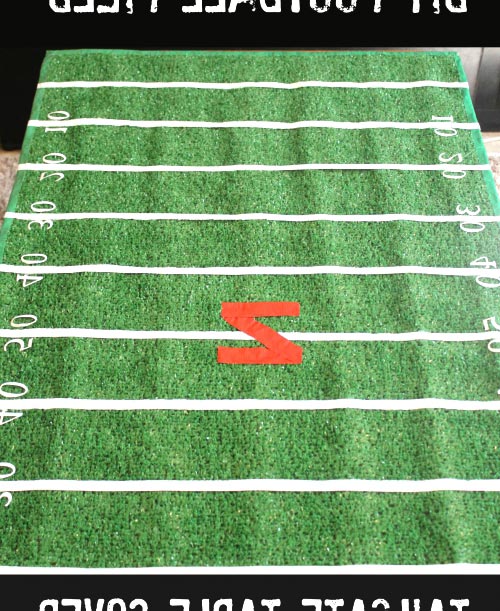 Football Field Table Cover.