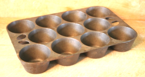 Griswold No 10 Cast Iron Muffin Pan.