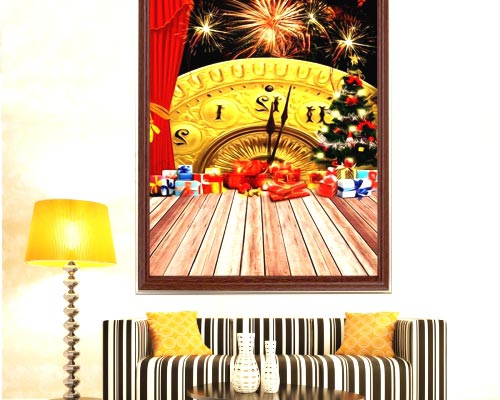 5D Diamond Painting Winter Christmas Embroidery Cross.