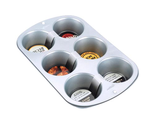 Wilton Reciper Rights 6 Cup Jumbo Muffin Cupcake Baking.