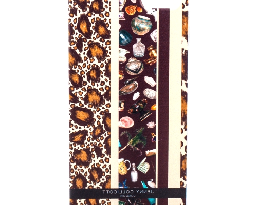 Leopard print four, five iphone case.