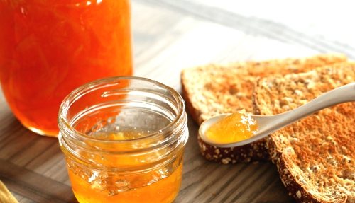 Meyer Lemon and Ginger Marmalade.