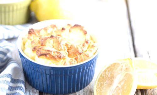 Meyer's Lemon Custard SoufflÃ©.