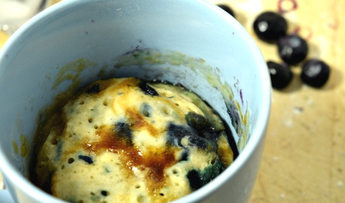 Blueberry Muffins in a Mug.
