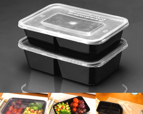 10Pcs Meal Prep Containers Plastic Food Storage Microwave.