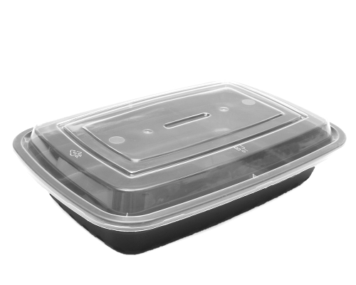 10 Pcs 24oz Meal Prep Food Containers With Lids Reusable Microwavable Plastic BPA Lunch Box.