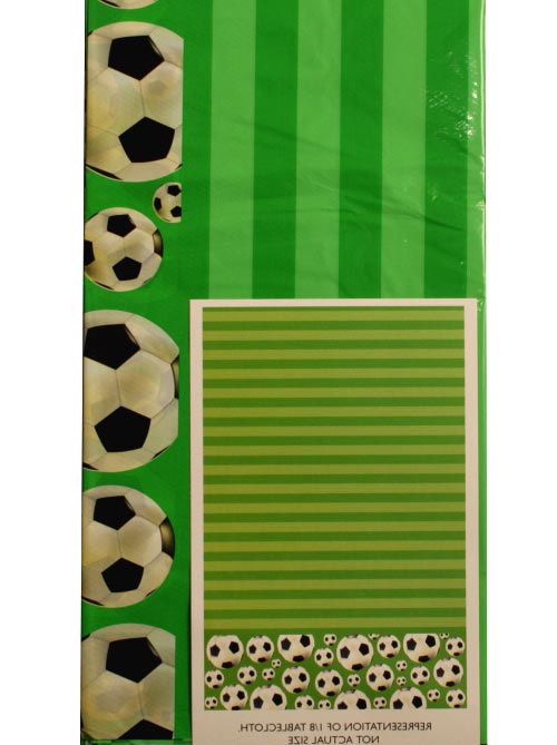 Football Plastic Party Tablecloth.