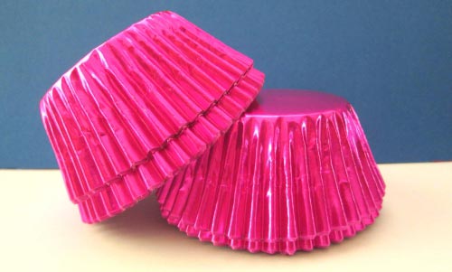 Pink Foil Mini Baking Liners from DKDeleKtables on Studio.