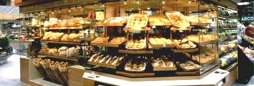 BWU-D Bakery. Self-Service Multi-Deck Dry Pastry Display Case.