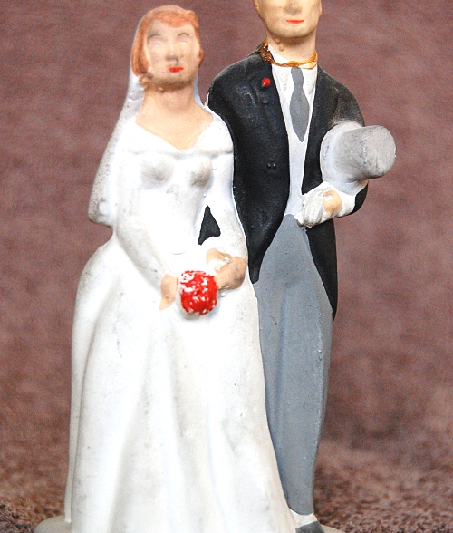 Wedding cake topper.