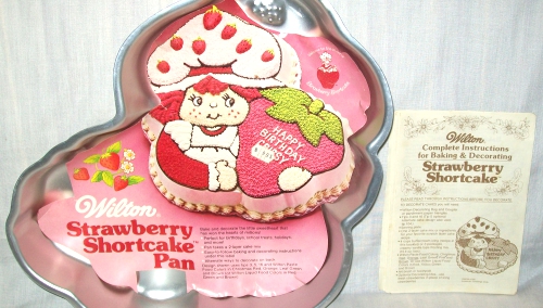 1981 STRAWBERRY SHORTCAKE Vintage Wilton Cake PAN with.