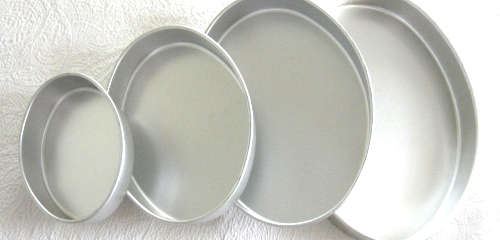 Wilton Oval Cake Pan Set 4 Tier Oval Cake Pan Set 4 Pc.