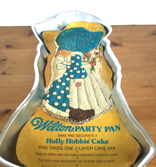 Vintage Holly Hobbie cake pan character shaped Wilton baking.