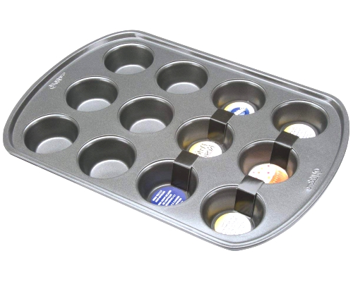 Wilton Perfect Results Nonstick Muffin Pans, 5 Sizes.