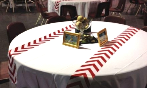 Baseball Table Cloth.