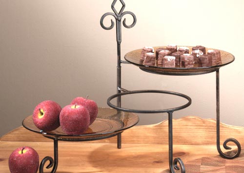 Keller 3 Tier Swivel Plate Stand.